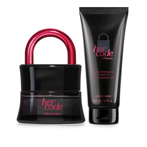 Kit Her Code Clímax — Eau de Parfum + Loção Corporal