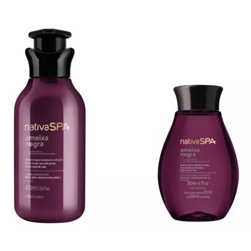 Kit Nativa SPA Ameixa Negra — Loção + Óleo