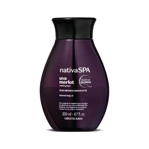 Nativa SPA Uva Merlot — Óleo Bifásico Hidratante 200ml